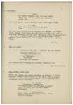 Moe Howard's 27pp. Script Dated December 1936 for The Three Stooges Film ''Dizzy Doctors'' -- Very Good Plus Condition